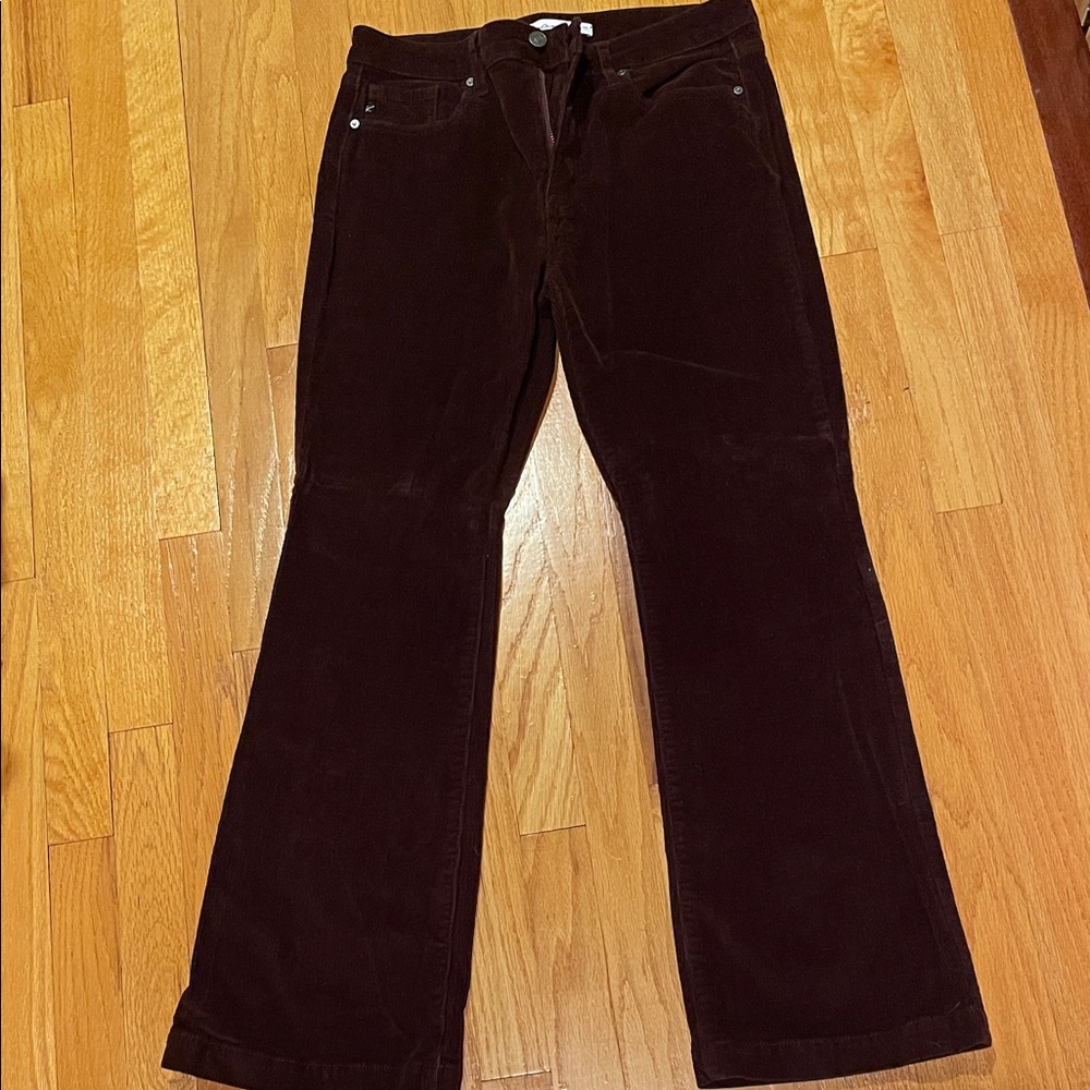 KanCan Corduroy Pants - Chocolate Brown